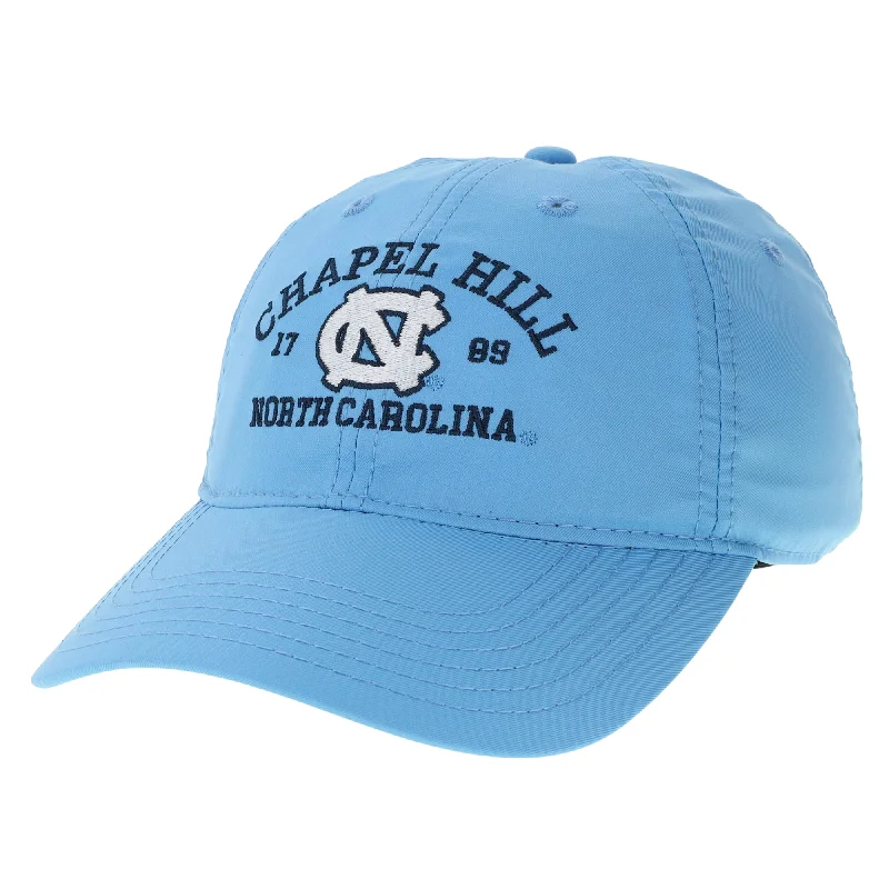 Chapel Hill North Carolina Cool Fit Athletic Adjustable Hat in Carolina Blue