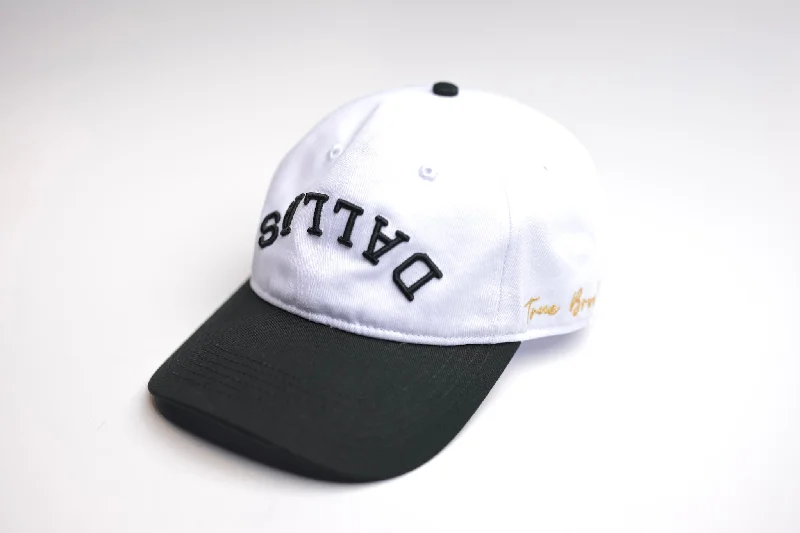 Dad Hat - BLACK BRIM / WHITE