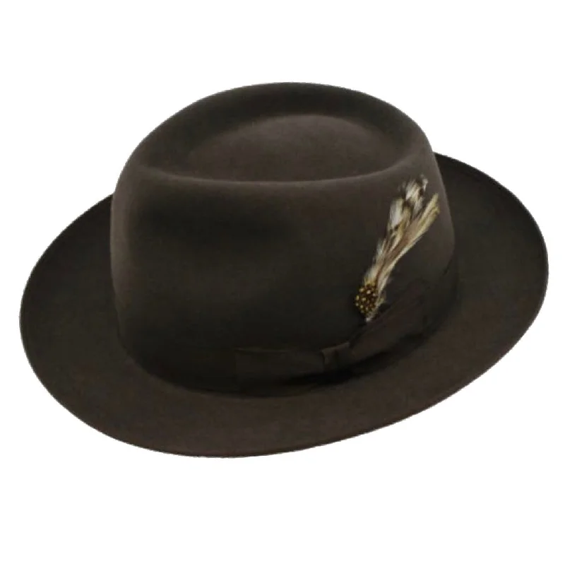 Akubra Stylemaster Fedora Loden Brown 62cms - Lucky Last!