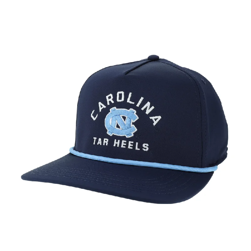 Carolina Tar Heels Caddy Hat in Navy with Carolina Blue Rope