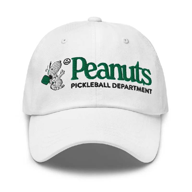 Peanuts Pickleball Department Embroidered Hat