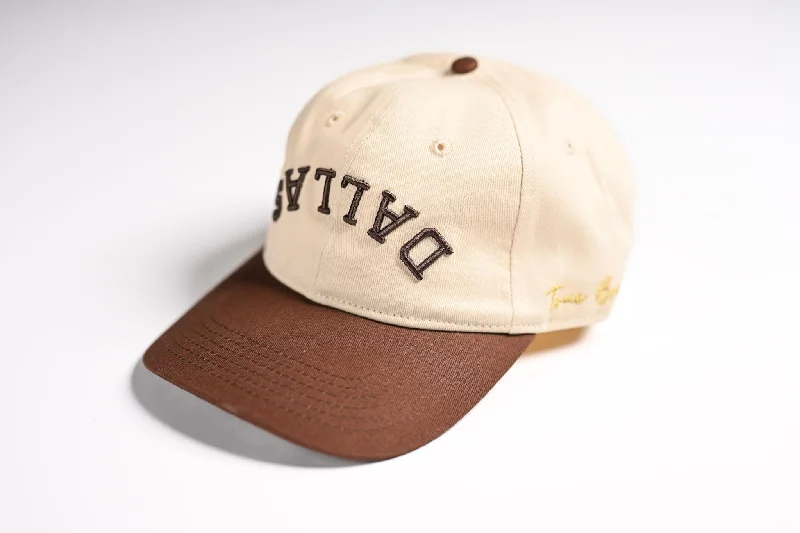 Dad Hat - BROWN OFFWHITE