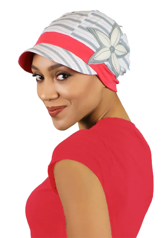 Whimsy Cotton Chemo Hat for Women Under the Boardwalk 50+UPF