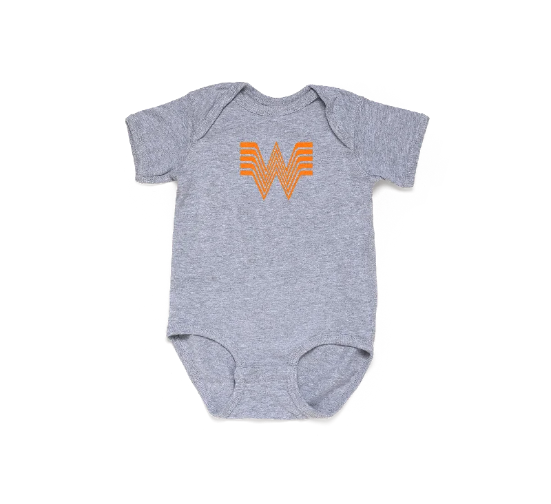 Grey Flying W Baby Bodysuit