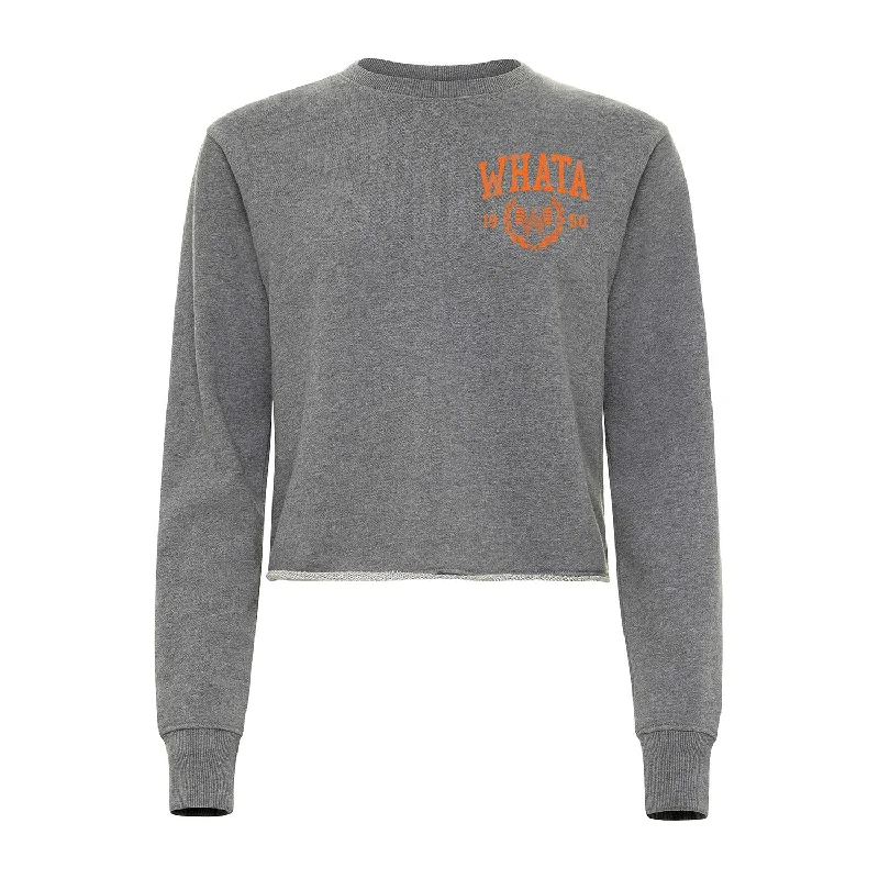 Sportiqe Ladies Grey Crewneck