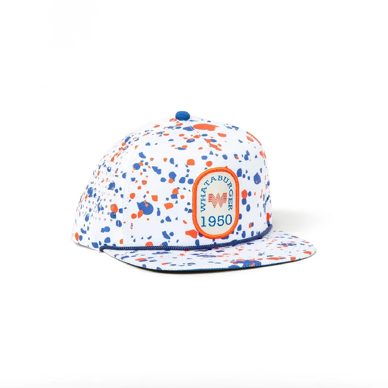 White Drip Patch Staunch Collection Hat