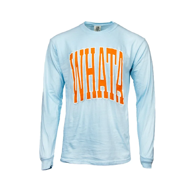 Blue Whata Long Sleeve Tee