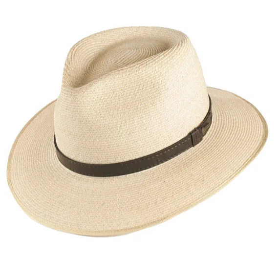 Akubra Balmoral Fedora - Natural Hemp Braid