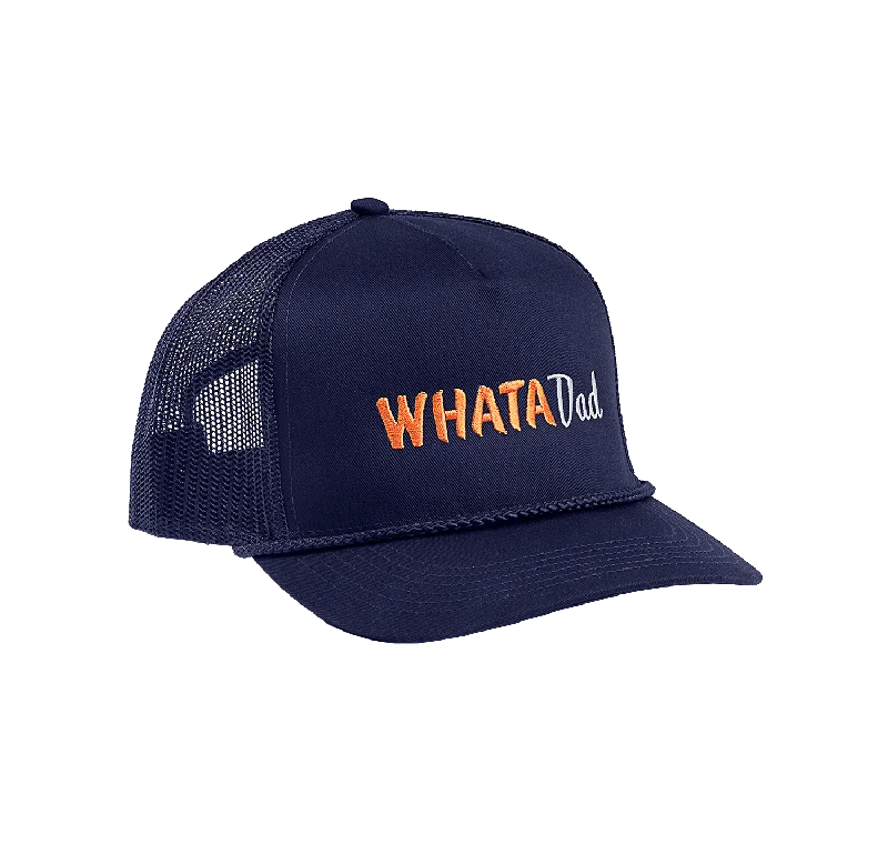 WhataDad Navy Trucker Hat