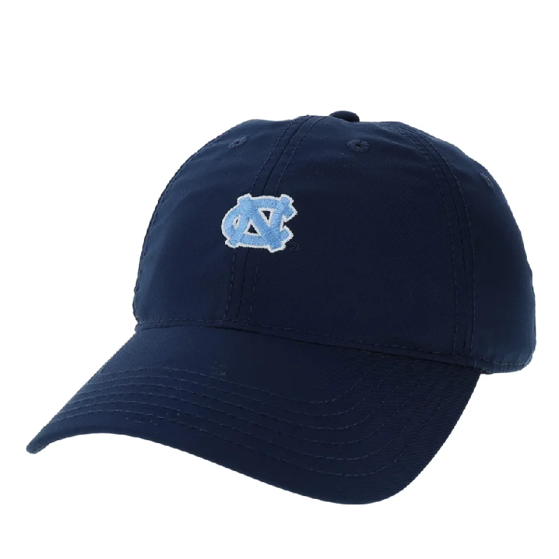 UNC Dry Fit Hat in Navy with Mini NC Logo