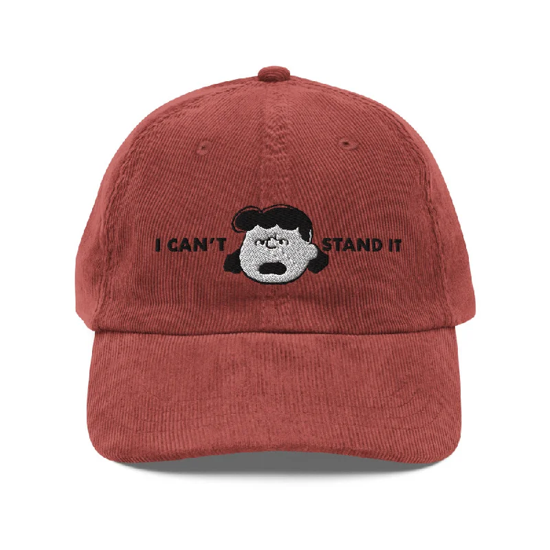 Lucy Van Pelt Corduroy Hat