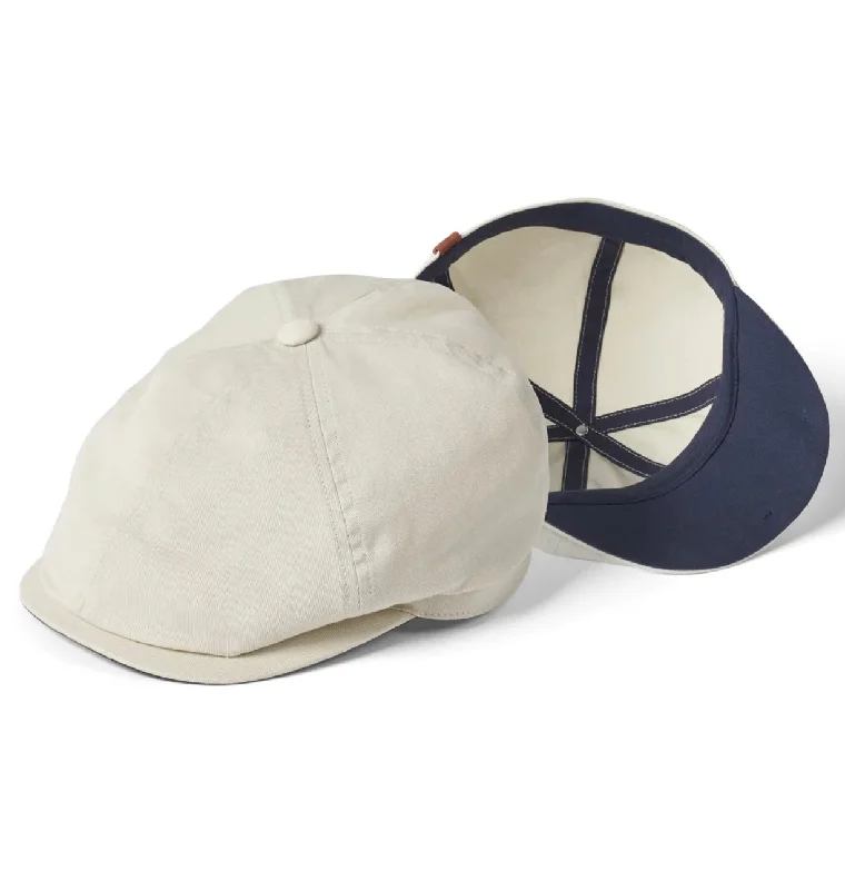 Failsworth Hudson Cap Cotton Canvas Stone + Navy - Lucky Last!