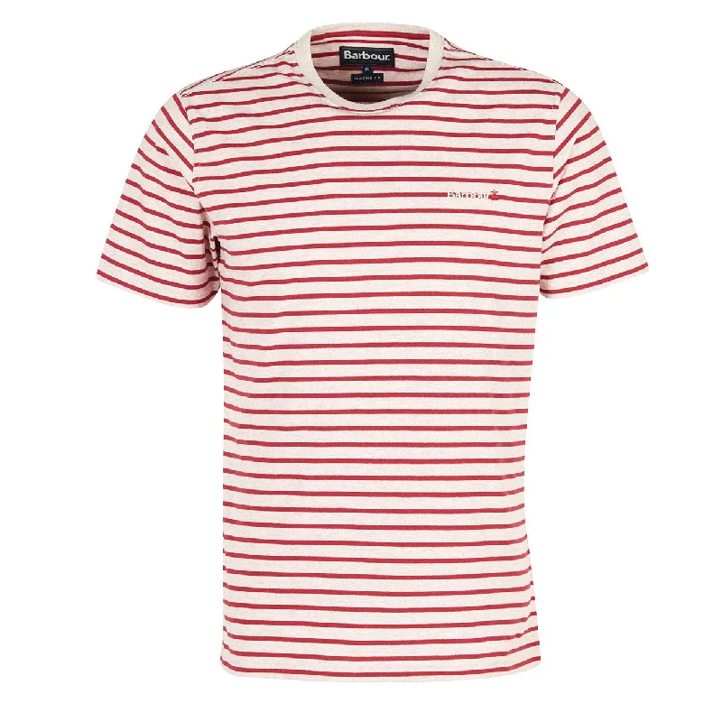 Barbour Dent Stripe T-Shirt Rainy Day