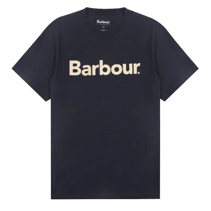 Barbour Logo T-Shirt New Navy