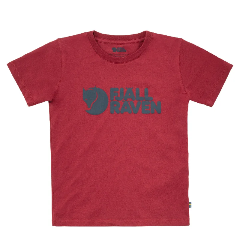 Fjallraven Kids Fjallraven Logo T-Shirt Pomegranate Red