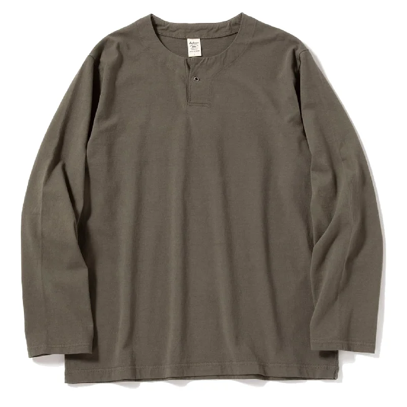 Jackman Henleyneck L/S T-Shirt Dark Loden