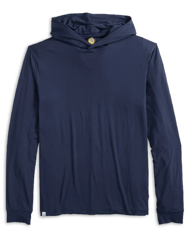 Johnnie-O Talon Hooded Long Sleeve T-Shirt - Navy 2*