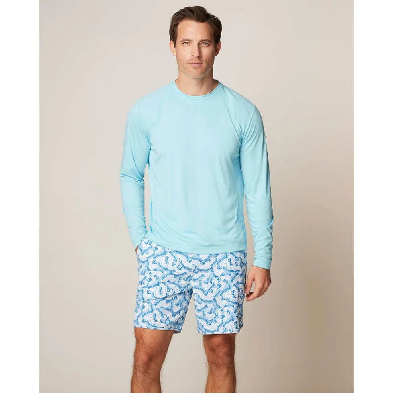 Johnnie-O Gavin Long Sleeve T-Shirt - Bondi Blue