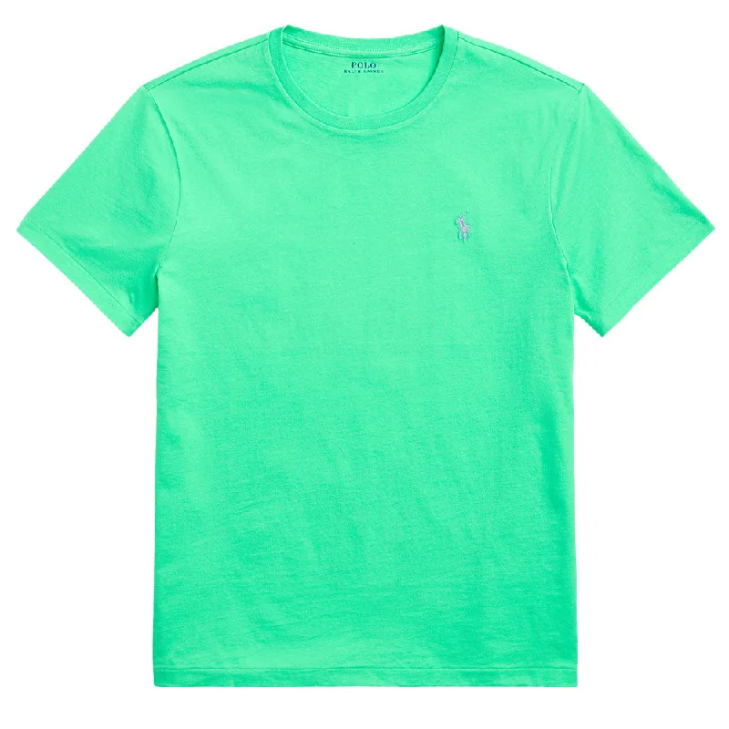 Polo Ralph Lauren Custom Slim Fit Jersey Crewneck T-Shirt Sunset Green