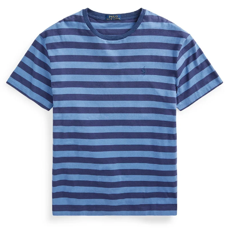 Polo Ralph Lauren Custom Slim Fit Striped T-Shirt Liberty / Light Navy