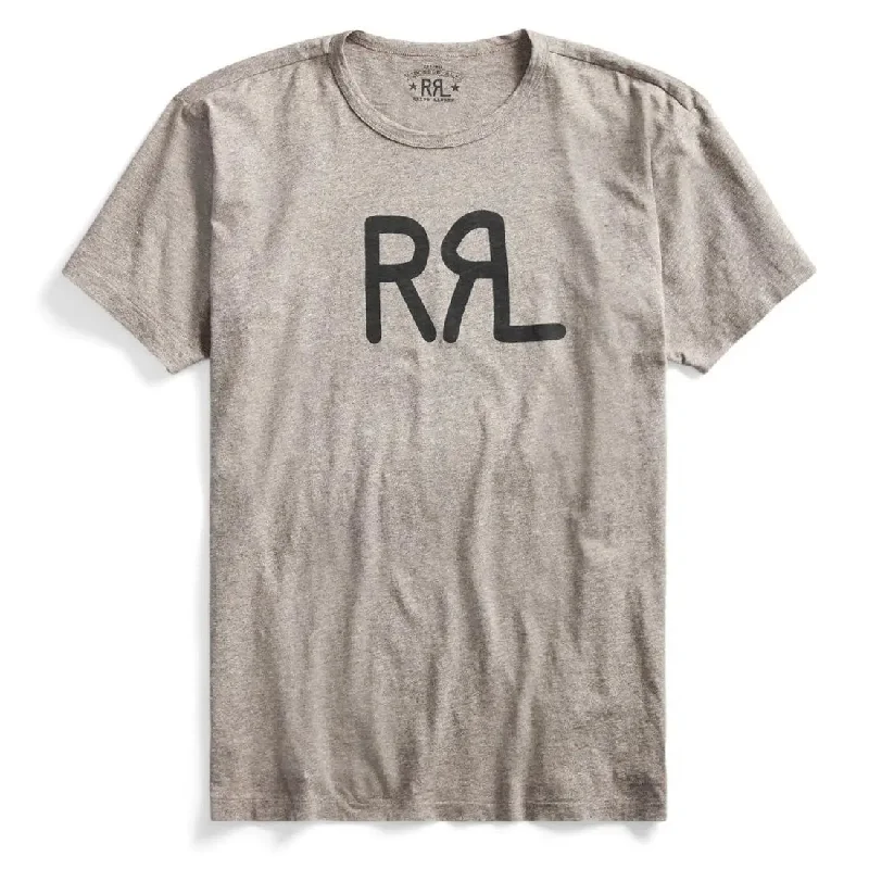 RRL by Ralph Lauren S/S Logo T-Shirt Heather Grey