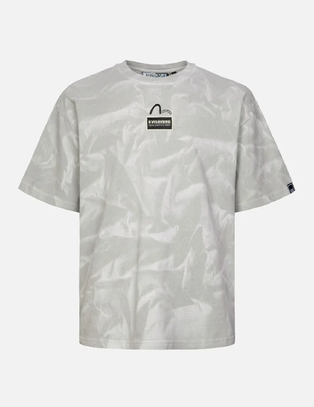 Tie-Dye with Seagull Loose Fit T-shirt