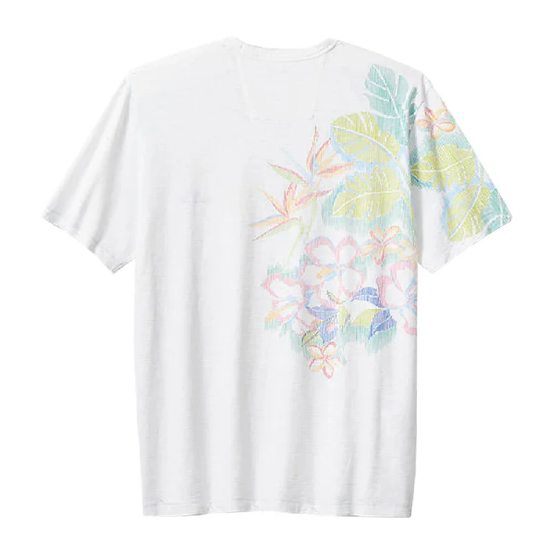 Tommy Bahama Blurred Vines Lux T-Shirt - White