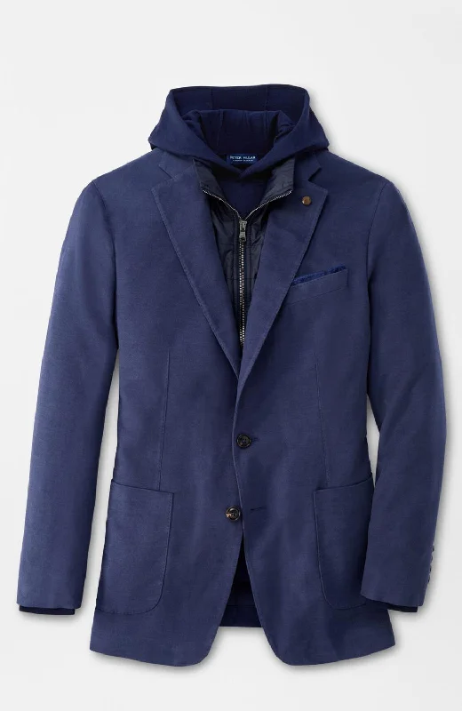 Excursionist Elite Peaks Soft Jacket In Navy