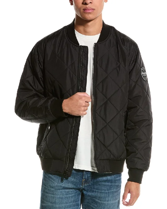 Hawke & Co. Diamond Quilted Bomber Jacket