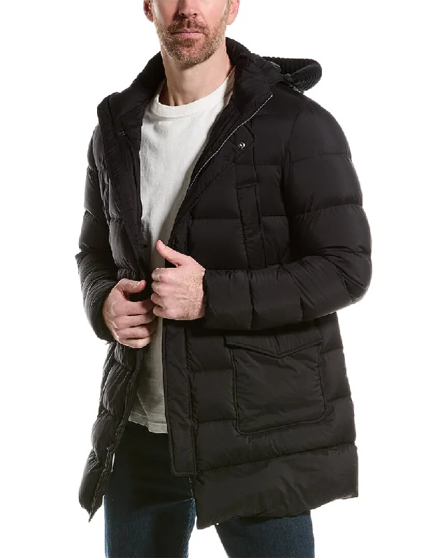 Herno Medium Wool-Trim Down Jacket