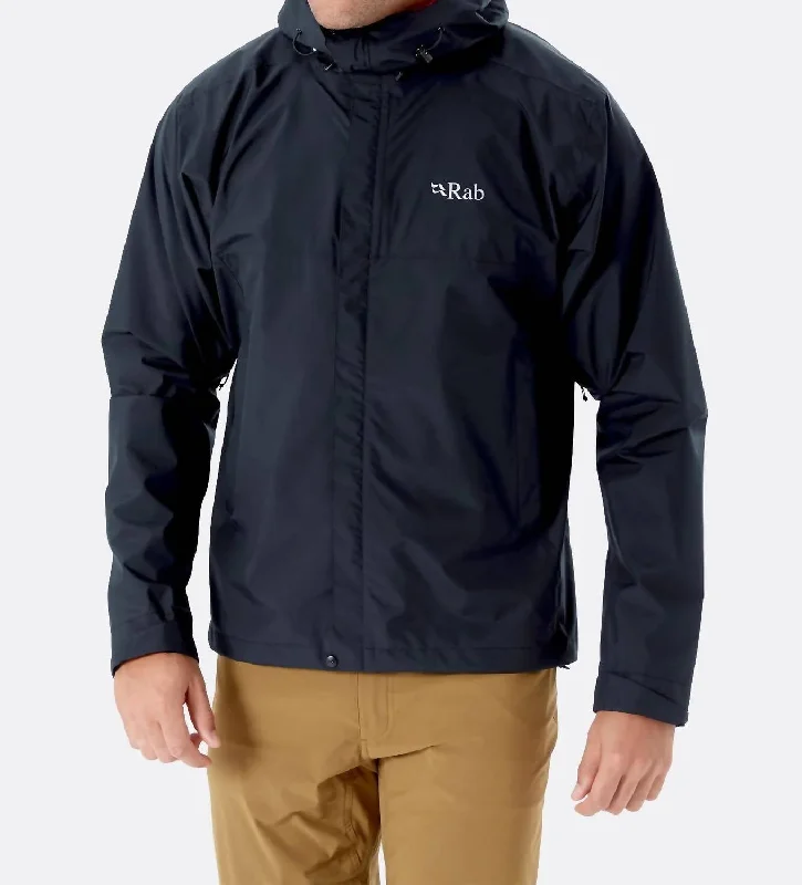 Men's Downpour Eco Jacket In Black