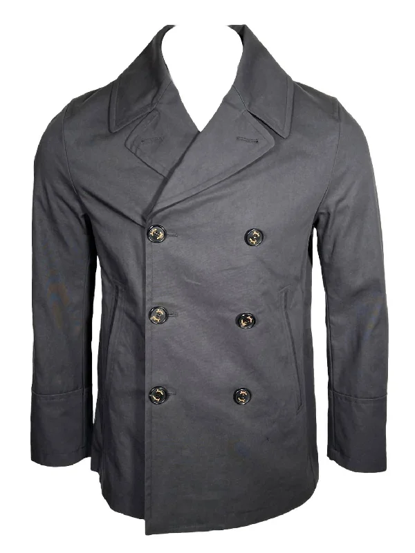 Men's Pea Coat In Navy