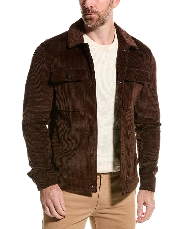 Report Collection Modern Fit Corduroy Shacket