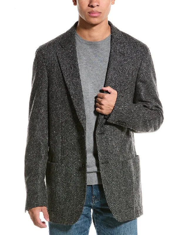 Todd Snyder Tweed Wool-Blend Coat