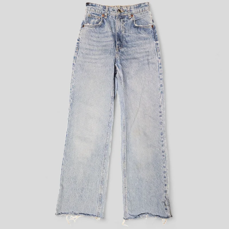 Jeans Boot Cut By Zara In Blue, Size: 0