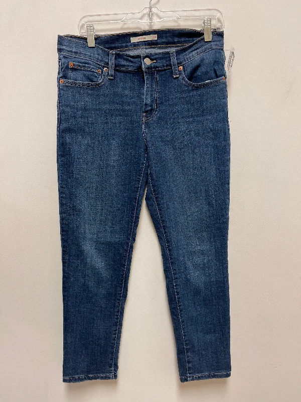 Jeans Boyfriend By Levis In Blue Denim, Size: 6