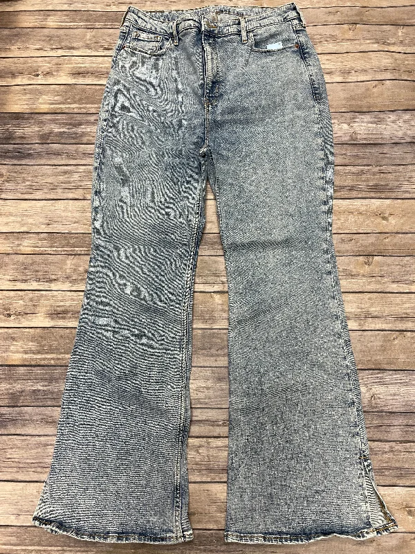 Jeans Flared By Old Navy In Blue Denim, Size: 14