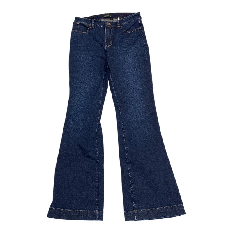 Jeans Flared By Talbots In Blue Denim, Size: 6