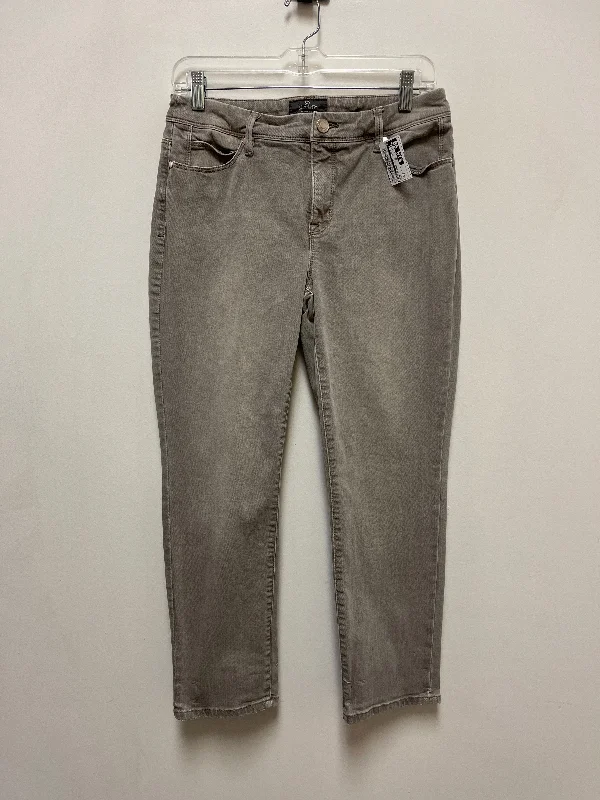 Jeans Skinny By Chicos In Grey, Size: 4