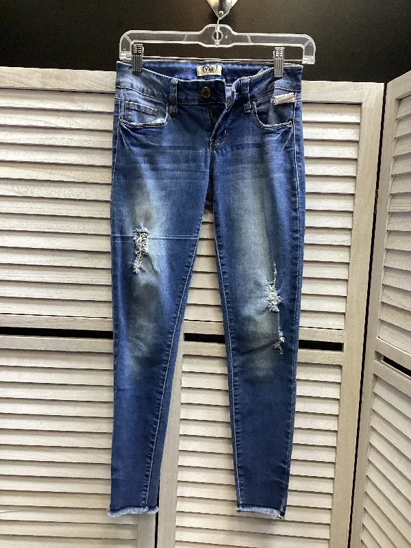 Jeans Skinny By Clothes Mentor In Blue Denim, Size: 0