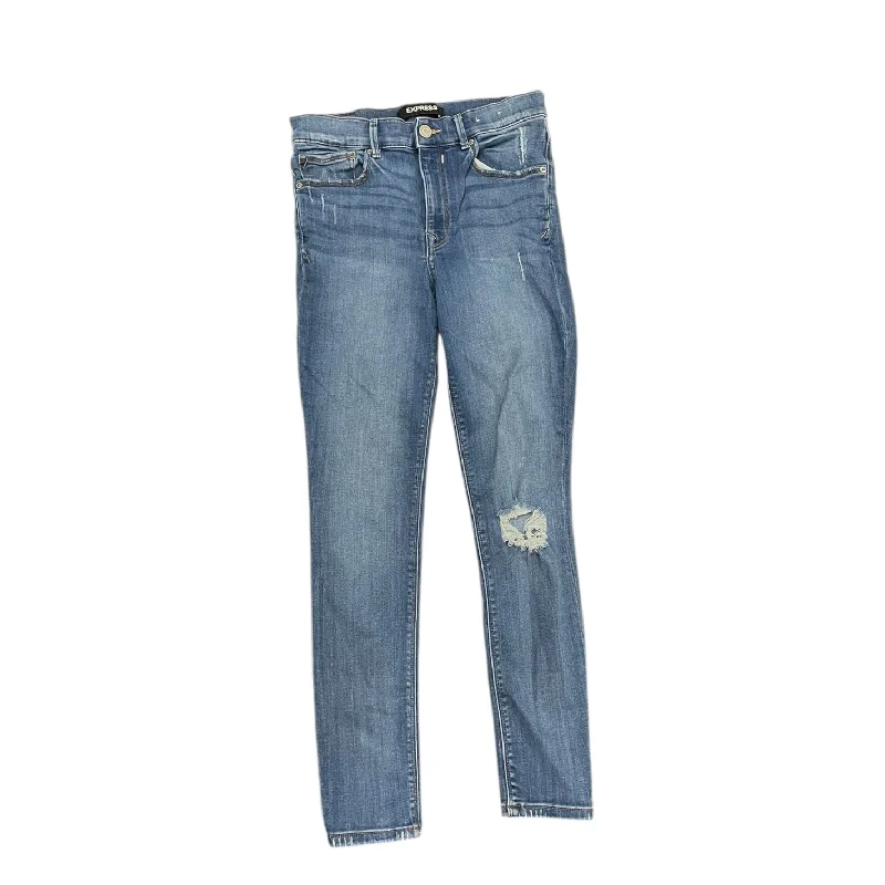 Jeans Skinny By Express In Blue, Size: 6