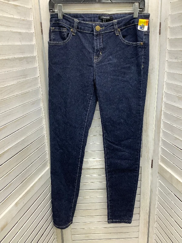 Jeans Skinny By Forever 21 In Denim, Size: 6