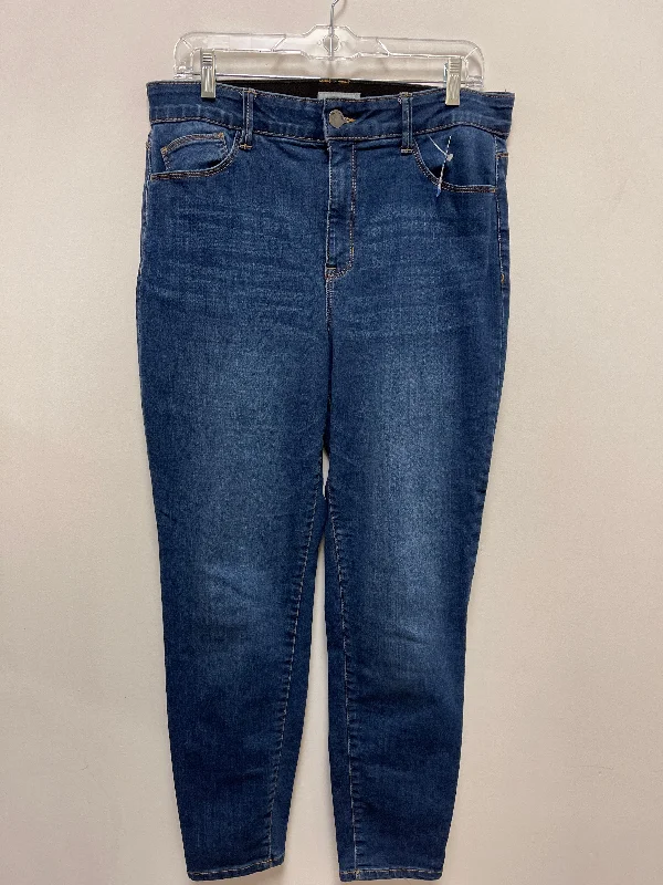 Jeans Skinny By Knox Rose In Blue Denim, Size: 12