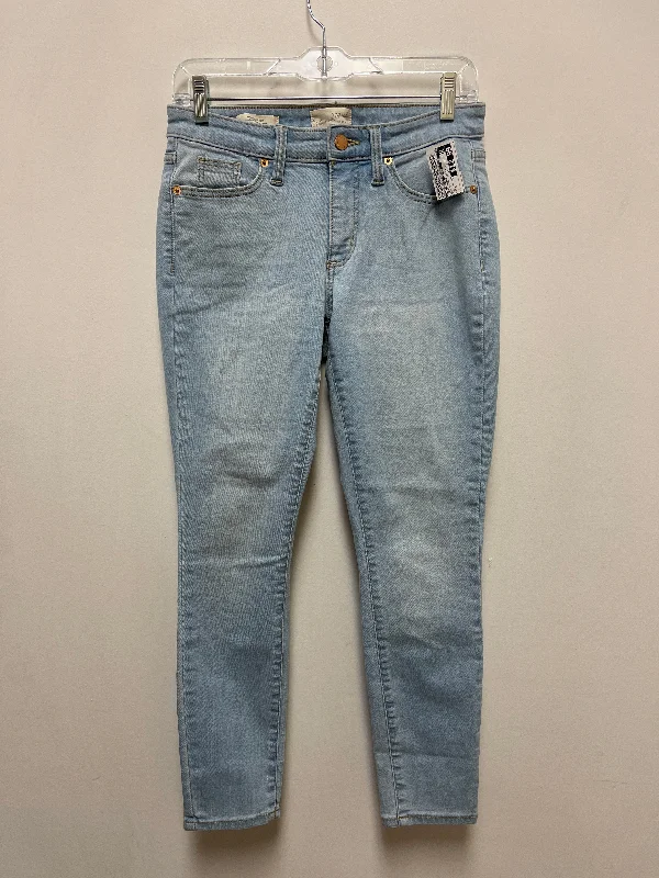 Jeans Skinny By Universal Thread In Blue Denim, Size: 4