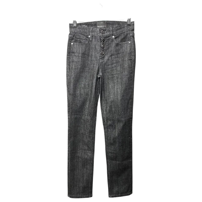 Jeans Skinny By White House Black Market In Black, Size: Xxs