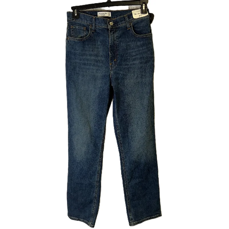 Jeans Straight By Abercrombie And Fitch In Blue, Size: 6