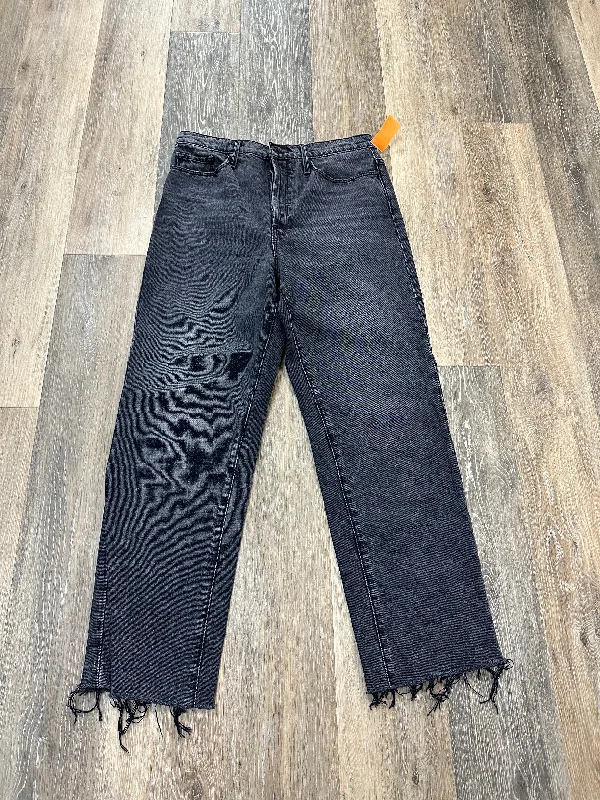 Jeans Straight By Black Orchid In Black Denim, Size: 4