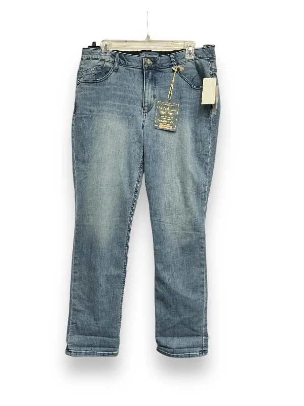 Jeans Straight By Democracy In Blue Denim, Size: 12