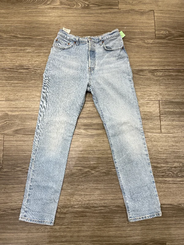 Jeans Straight By Levis In Blue, Size: 28