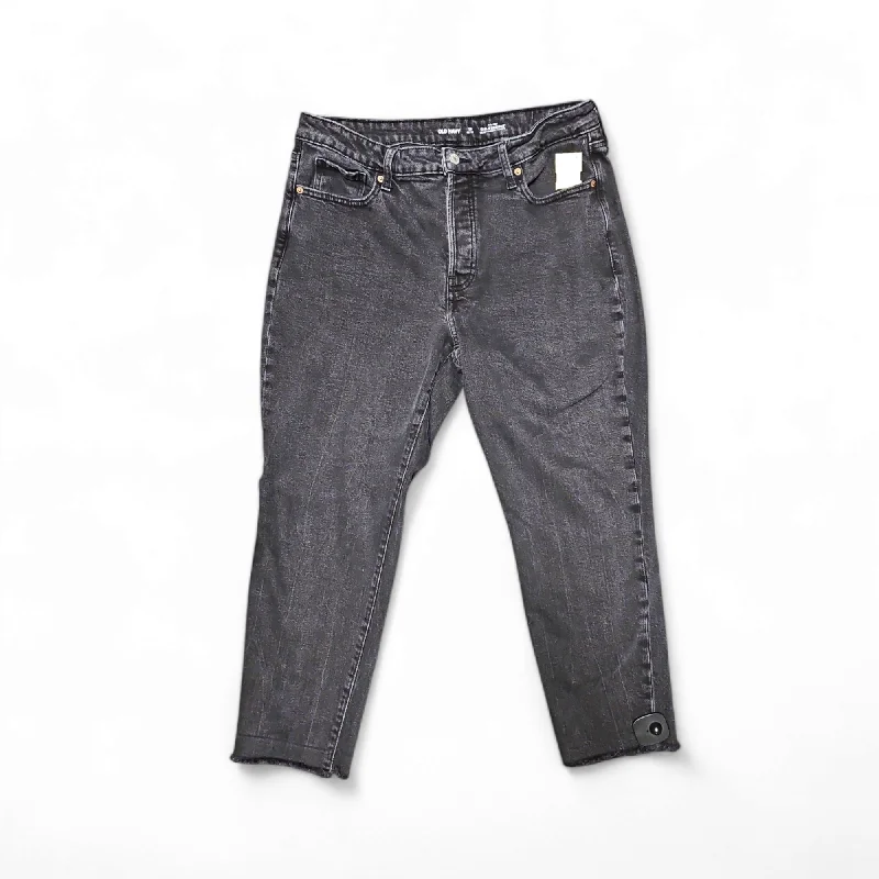 Jeans Straight By Old Navy In Black, Size: 14p